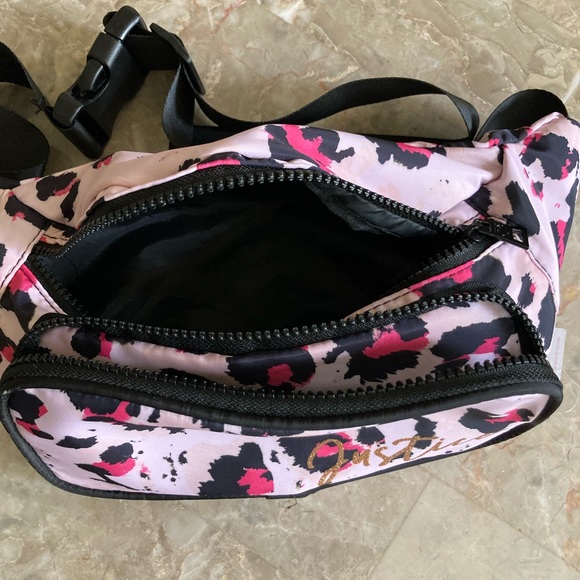 Justice Girls Fanny Pack Pink - Cheetah Print - Picture 3 of 7